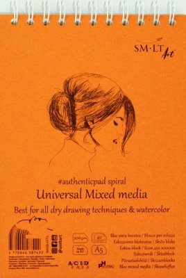 Kalia - 5MIXB-40TS_SMLTArt_AuthenticpadSpiral_UniversalMixedMediaSketchPad_A5.jpg