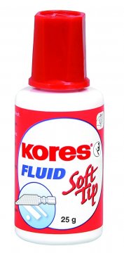 Opravný lak Fluid Soft Tip 25 g - s houbičkou