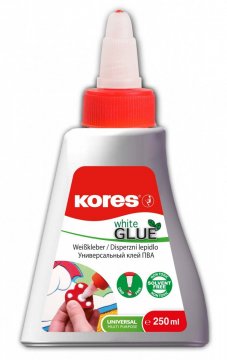 White glue 250 ml, rychlouzávěr, lepí i dřevo