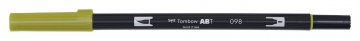 Tombow Oboustranný štětcový fix ABT Dual Brush Pen, avocado