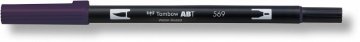 Tombow Oboustranný štětcový fix ABT Dual Brush Pen, jet blue