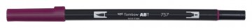 Tombow Oboustranný štětcový fix ABT Dual Brush Pen, port red