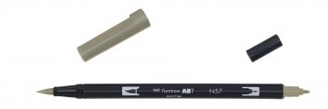 Tombow Oboustranný štětcový fix ABT Dual Brush Pen, warm grey5
