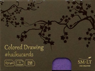 SMLT art Karty v krabičce #haikucards, mix barev, 147x106mm, 11 listů, 630g/m2