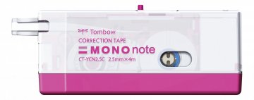 Tombow Korekční páska MONO note, transparentní/růžová