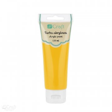 Akrylová barva, 120 ml – tmavě žlutá