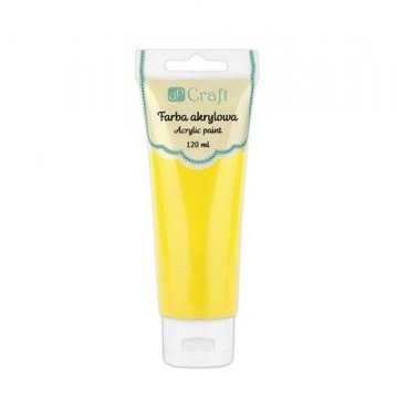 Akrylová barva, 120 ml – žlutá