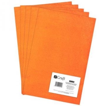 Filc polyesterový – oranžový A4