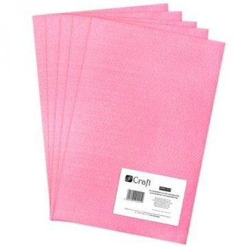 Filc polyesterový – neonově růžový A4