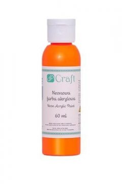 Neonová akrylová barva, 60 ml – oranžová