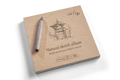 SMLT art Layflat album, přírodní, 14x14cm, 48 listů, 90g/m2