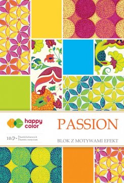 Blok effect PASSION, 20x29cm, 170-220g/m2, 10 listů, 5 vzorů