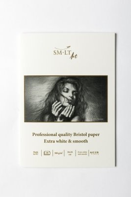 SMLT art Blok Bristol, šitý, 280x200, 10 listů, 308g/m2