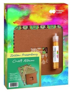 Happy Color Kreativní set Craft album, papíry a zlatá barva