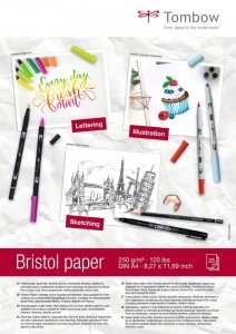 Tombow Kreslící blok Bristol A4