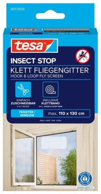 Síť proti hmyzu STANDARD, na okno, bílá, 1,1m x 1,3m