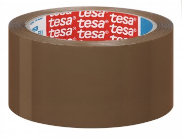 Balicí páska STRONG PP, akrylát, nehlučné odvíjení, hnědá, 66m x 50mm