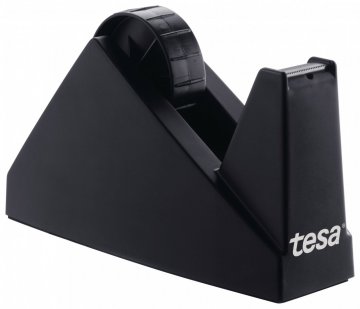 Stolní odvíječ pásky, Tesa, černý, pro pásky do 66m x 25mm