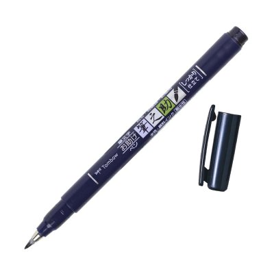 Tombow Štětcový fix Fudenosuke, tvrdost 1 (hard), black