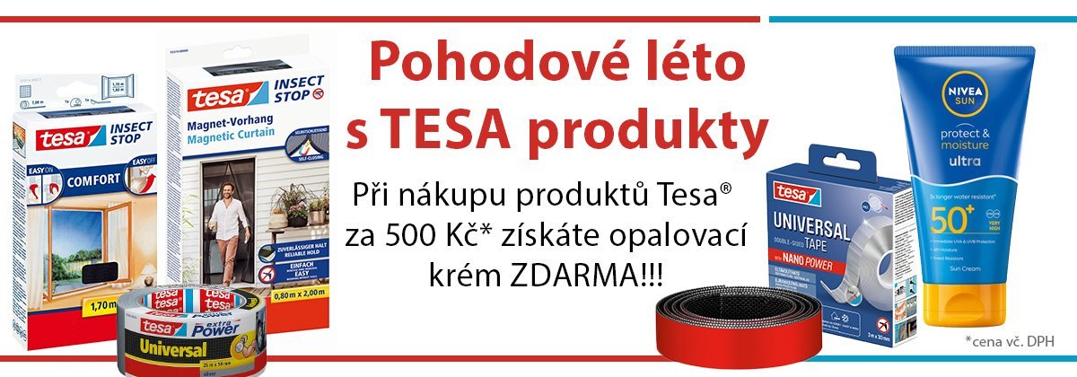 Banner - Pohodové léto s Tesa produkty